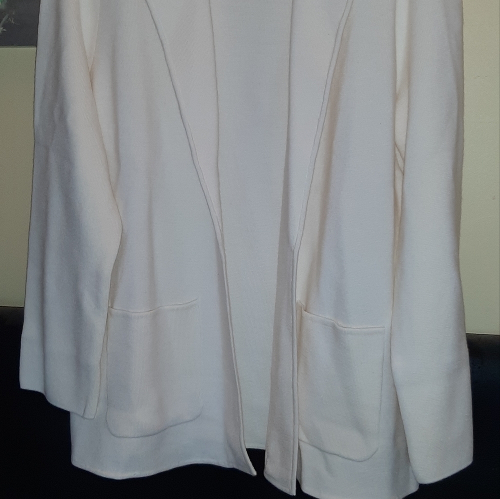 Open-Front Sweater Blazer Cardigan 